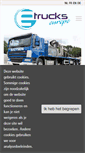 Mobile Screenshot of e-truckseurope.com