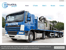 Tablet Screenshot of e-truckseurope.com